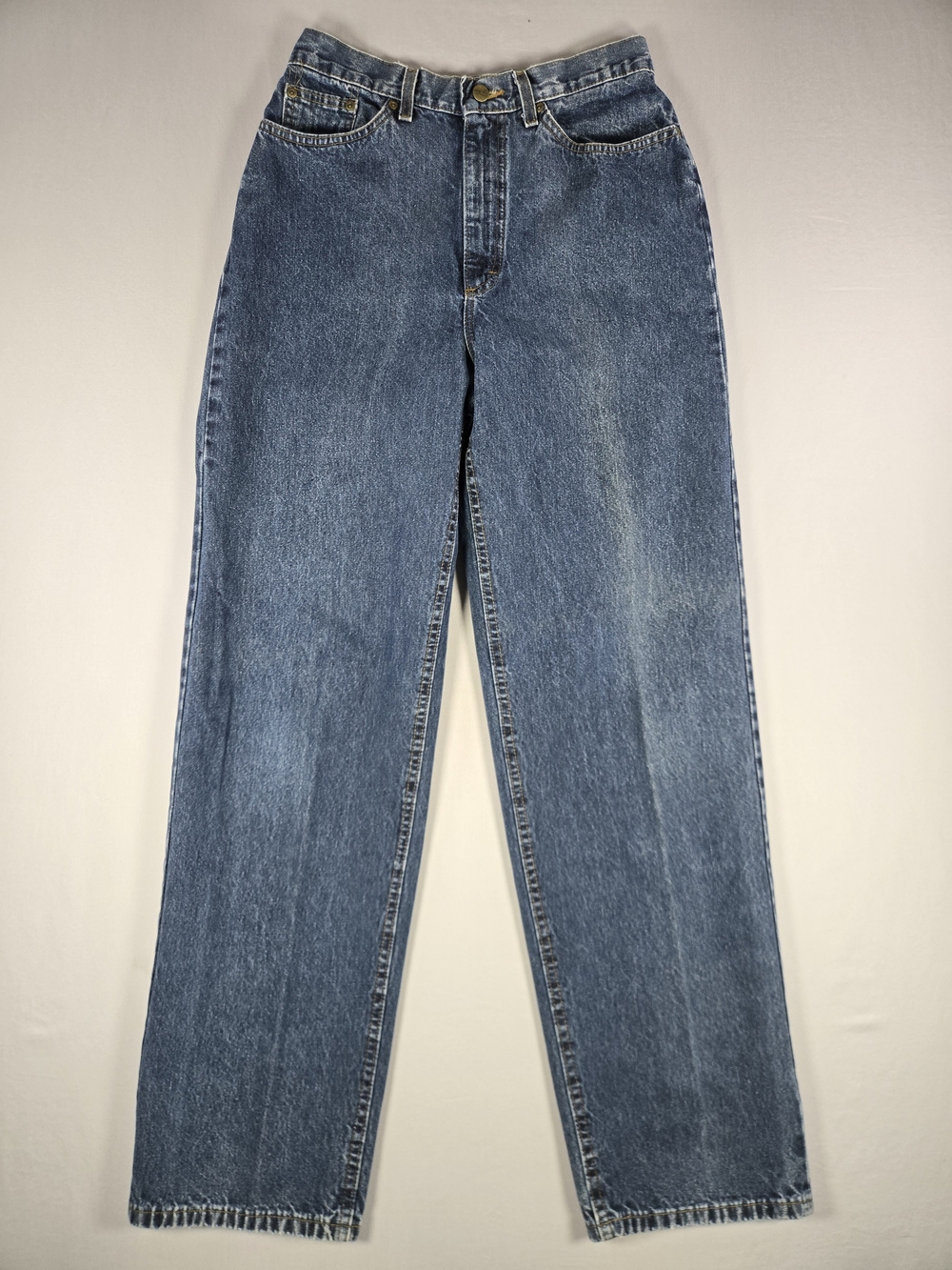 Vintage L.L. Bean Double L High Rise Relaxed Straight Jeans Women's 12 Tall